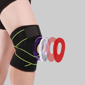 Genouillère Élastique Réglable <span class=keywords><strong>de</strong></span> Protection Sportive avec Trou Ouvert <span class=keywords><strong>pour</strong></span> Rotule, Stabilisateur <span class=keywords><strong>de</strong></span> Genou <span class=keywords><strong>pour</strong></span> Hommes et Femmes - Product Image 1
