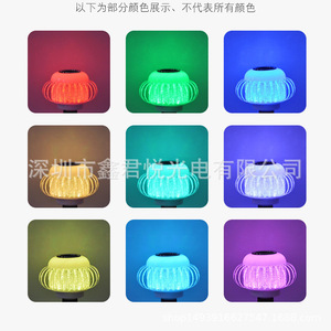 โคมไฟ LED แบบมีเสียงเพลง ขั้ว E27 เปลี่ยนสีได้ RGB พร้อมรีโมทคอนโทรล สำหรับงานปาร์ตี้และเวที - Product Image 3