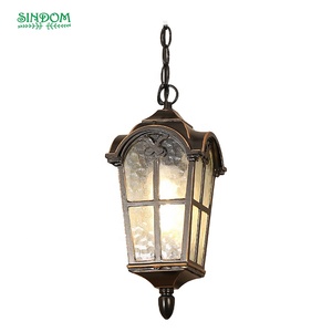 Stile americano Vintage decorativo LED luce ciondolo uso interno ed <span class=keywords><strong>esterno</strong></span> Chic <span class=keywords><strong>lampadario</strong></span> <span class=keywords><strong>per</strong></span> la decorazione della casa - Product Image 1