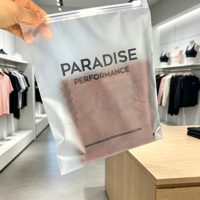 Sacs en plastique à fermeture éclair imprimés sur mesure, pochettes transparentes refermables avec impression espagnole pour l'emballage de vêtements de pluie et de vêtements de travail de protection