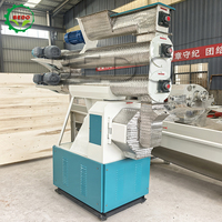 Machine à granulés d'aliments pour volailles à double anneau conditionneur, conception à moteurs multi-indépendants pour la production d'aliments pour volailles