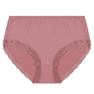 UOKIN Culotte ample en dentelle en coton taille haute pour femmes, grande taille, xxl xxxl, violet, UOKIN A8870 - Product Image 4