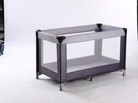 Lit bébé pliable portable en métal, parc pour bébé, berceau cododo réglable pour chambre à coucher