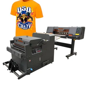Imprimante numérique DTF film PET T shirt Machine d'impression textile imprimante DTF 60cm avec double tête d'impression Eps I3200/4720/xp600
