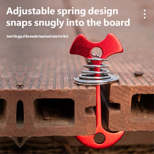 <span class=keywords><strong>Piquets</strong></span> de fixation pour auvent, tentes et cordes d'ancrage avec mousqueton, crochets de camping pour ponts et pontons - Product Image 5