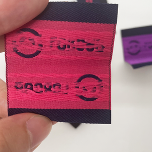Dệt Nhãn Hiệu Riêng Màu Trắng May Mặc Nhãn Quần Áo Nhà Sản Xuất Vải Tag Trên Cổ Bông Làm Logo Nhãn Cho Quần Áo - Product Image 6