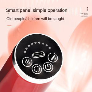 Masajeador Abdominal <span class=keywords><strong>Digital</strong></span> Portátil OEM Disponible, 9 Niveles de Intensidad, Calor, Vibración, Material ABS, Control de Tiempo para el Hogar - Product Image 5