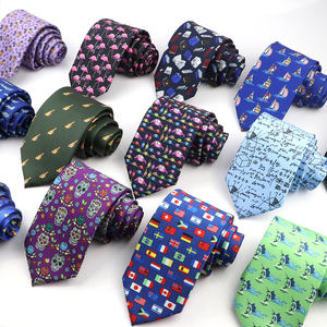 Poliéster Novela Química <span class=keywords><strong>matemática</strong></span> Constelación Instrumento musical Diseño animal Corbata de ocio para hombres - Product Image 1