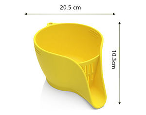 Colador de Alimentos de Acero Inoxidable SYH571 para el Hogar, Accesorios de Cocina, Filtro para Frutas Enlatadas, Material Metálico - Product Image 6