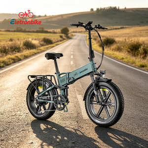 Foldable Fat Bike 20 Inch Fat Tire Electric Bicycle Folding E Bike Full Suspension All Terrain - Product Image 3