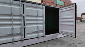 Conteneur cubique de 40 'de haut à ouverture latérale de 40 pieds Conteneur à ouverture latérale de 40 pieds à ouverture latérale de 40 pieds à ouverture latérale avec <span class=keywords><strong>colonne</strong></span> centrale - Product Image 2