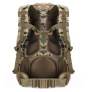 Mochila de Nailon Multifuncional Vintage, Correa Desmontable PARA EL Hombro, Camuflaje, Oxford, Montañismo al Aire Libre, Senderismo Táctico, 45L - Product Image 2