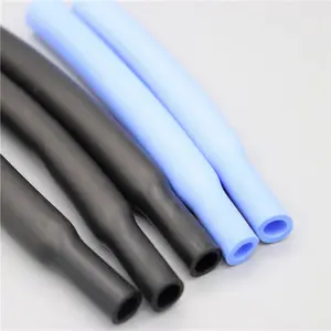 Manufacturers direct sale large diameter silicone rubber heat shrink Tube High voltage insulation sleeving hose custom