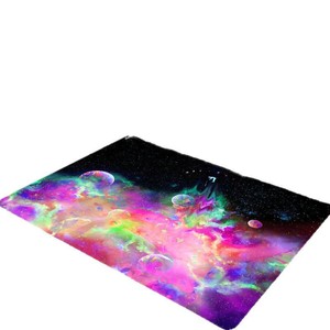 Tapis rectangulaire moderne imprimé ciel étoilé Wan Xinlong, résistant aux taches, pour chambre à coucher, bureau ou salle de jeux - Product Image 3