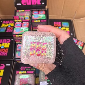 Cross-border Explosions Noodh Squishy Luminous Ice Cubes Pinch <b>Music</b> Decompression Toy Slow Rebound Sensory Cubes Color <b>Box</b> 3+ - Product Image 2