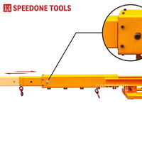 SPEEDONE Flèche de chariot élévateur électrique, modèle d'extension de flèche inclinable et de grue pour chariot élévateur à commande hydraulique SDCCB25728-1