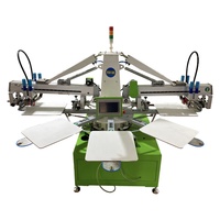 Machine d'impression sérigraphique rotative automatique de haute qualité à 2 couleurs et 8 stations avec micro-registro