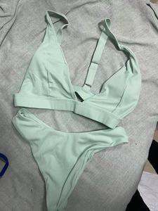 2024 Tendance Conception Personnalisée En Gros <span class=keywords><strong>Nude</strong></span> Marron Côtelé Bikini <span class=keywords><strong>Mature</strong></span> String Maillot De Bain Femme <span class=keywords><strong>Mature</strong></span> Bikini - Product Image 4