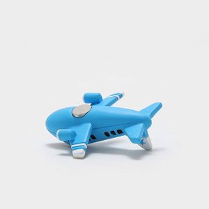 Blue Airplane Refrigerator Stickers Pigeon Coffee Cup Suitcase Aerospace Cartoon Resin Magnet Cultural and Creative Small <b>Gift</b> - Product Image 4