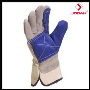 Gants de protection antidérapants imperméables Delta Plus DS202RP en cuir industriel, double paume, ambidextres, résistance totale aux coupures - Product Image 4