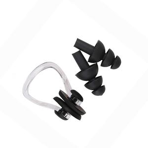 Bouchons d'oreilles de natation en Silicone, boîte de protection pour les oreilles et le nez, Clip, étanche, 1 ensemble - Product Image 4