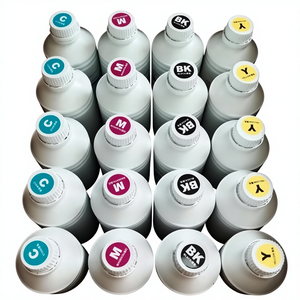 노먼 1000ml 틴타 CMYK+화이트 에코 솔벤트 디지털 프린팅용 생생한 색상 - Product Image 1