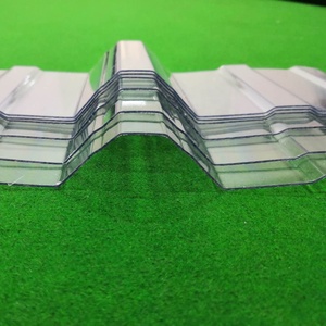 Prix d'usine Clair PC Ondulé Transparent <span class=keywords><strong>Toiture</strong></span> Feuille PC Tôle Ondulée Feuille De Polycarbonate Ondulé - Product Image 1