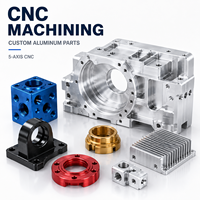 Service de fraisage CNC de précision en aluminium, pièces usinées 5 axes en 6061 et 7075 pour boîtiers et équipements électroniques