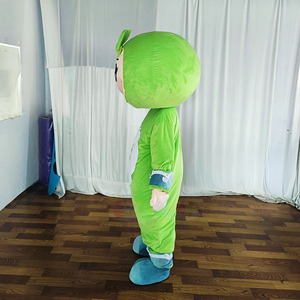<span class=keywords><strong>Disfraces</strong></span> de Mascota Personalizados con Temática de Hojas, Personaje Verde/Amarillo, Trajes de Felpa de Tamaño Adulto <span class=keywords><strong>para</strong></span> Eventos/Promoción de Marca - Product Image 2