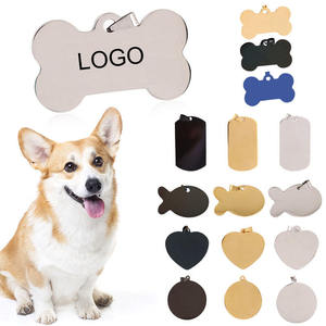 JinRuiXiang <span class=keywords><strong>Cadeau</strong></span> promotionnel <span class=keywords><strong>Étiquette</strong></span>s métalliques en aluminium anodisé Logo personnalisé Pendentif gravé Carte d'identité pour animaux de compagnie Nom Collier Plain Dog Tag - Product Image 2