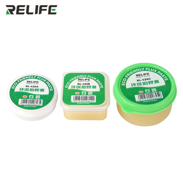 RELIFE RL-426A/B/C Environmentally Friendly Soldering Paste Flux Fundente En Pasta Para Soldar Respetuoso Con El Medio Ambiente