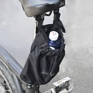<span class=keywords><strong>Bolsa</strong></span> de tubo delantero de bicicleta de gran capacidad de 0,8 L para manillar <span class=keywords><strong>Brompton</strong></span>, impermeable, multifunción, tija de sillín, bolsas y cajas portátiles para bicicleta - Product Image 2
