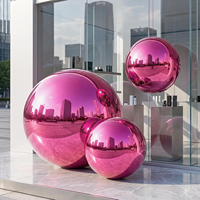 Sphère miroir gonflable géante irisée, ballon réfléchissant brillant pour la décoration de mariages et d'événements commerciaux