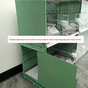 Yeni Metal Kuş Üretim Kafesleri, Kanarya, Gri Serçeler, Altın Sığırlar ve Hibiskus Evcil Kuşları için Sıkı Bağlantılı - Product Image 4