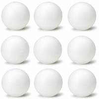 Boules en mousse EPS blanches lisses en gros, sphères en polystyrène pour projets scientifiques, artisanat et décorations DIY en vrac