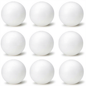 थोक सफेद चिकनी ईप्स फोम डिय गोल फोम गेंदों पॉलीस्टाइरीन स्टाइरॉफोम आभूषण विज्ञान परियोजना शिल्प थोक क्षेत्र - Product Image 1