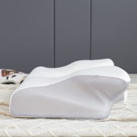 Oreiller de Lit Cervical Orthopédique en Mousse à Mémoire de Forme Ergonomique Papillon, avec Logo Personnalisé ODM, pour un Sommeil Sain