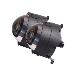New Upgrade 2.5 Inch 12V Universal Led Headlamp Accessories Bi Led Bi-focal Lens With Dual Lamp Cup Projector for Car Motorcycle - Product Image 2