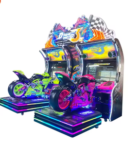 Indoor Amusement Park Coin Operated <b>Arcade</b> Racing Machine Two Player Video Simulator Motorcycle Driving Game Machine - Product Image 5