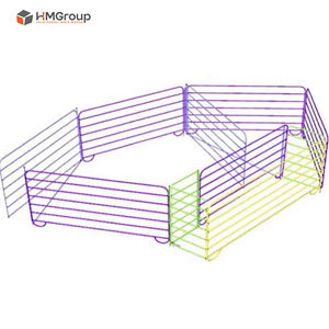 Clôture en acier galvanisé traité thermiquement, verrouillable sous pression, pour enclos à moutons - Product Image 1