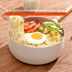 Petit <span class=keywords><strong>pot</strong></span> à soupe au lait en céramique antiadhésif de style japonais moderne Yukihira Pierre Maifan pour nourrissons Nouveau ménage Accès instantané - Product Image 2