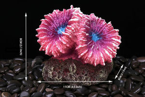 Juego de decoración de Acuario, decoración de paisaje de pecera, flor colorida, simulación de <span class=keywords><strong>cerebro</strong></span>, resina, adorno de <span class=keywords><strong>Coral</strong></span>, simulación de <span class=keywords><strong>Coral</strong></span> - Product Image 4