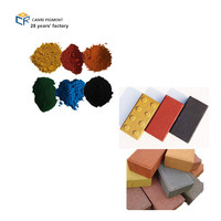 Poudre chimique, oxyde de fer orange, pour bloc pavé, couleur aléatoire