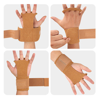 Poignées de gymnastique à 3 doigts Poignées de traction pour l'entraînement croisé Poignées de protection des mains Protège-paumes pour éviter les déchirures et les ampoules