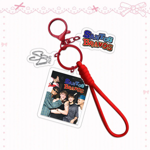 Llavero de Santos Bravos con capa gruesa de acrílico, colgante con foto HD de DREW, GABI, KENNETH, ALEJANDRO, cordón para fans, regalo. - Product Image 2