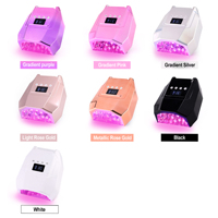 Lampe UV 98W pour manucure, séchoir à ongles sans fil professionnel, lampe UV LED pour gel, séchage rapide du vernis gel, lampe à gel pour machine de manucure