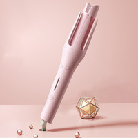 Fer à boucler intelligent multifonction premium à chauffe rapide en 3 secondes, rotation automatique, pour des boucles volumineuses et des spirales parfaites comme au salon