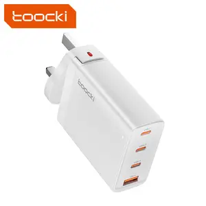 Toocki 100W phone charger fast charging travel adapter universal super fast charging KC