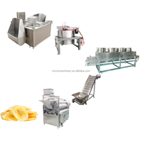 Ligne de production de machines de transformation de chips de banane et de plantain entièrement automatique de 50 kg à 2000 kg