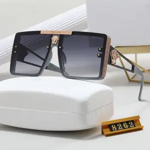 Оптовая продажа, цена от производителя, солнцезащитные очки в квадратной оправе, дизайнерские солнцезащитные очки известных брендов, роскошные солнцезащитные очки для женщин и мужчин